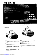 Sharp QT-CD150H Operation Manual