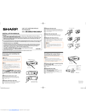 Sharp AN-D400LP Installation Manual