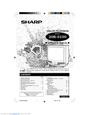 Sharp 20R-S100 Operation Manual