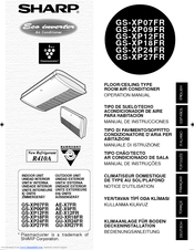 Sharp Plasmacluster GS-XP24FR Operation Manual