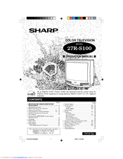 Sharp 27R-S100 Operation Manual
