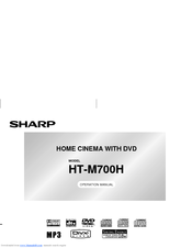 Sharp HT-M700H Operation Manual