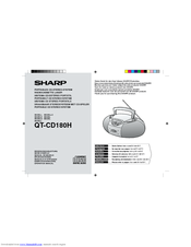 Sharp QT-CD180H Operation Manual