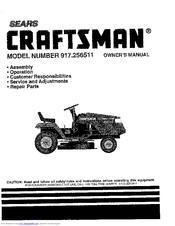 CRAFTSMAN 917.256511 Owner's Manual