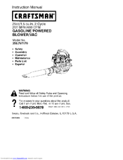 CRAFTSMAN 358.797170 Instruction Manual