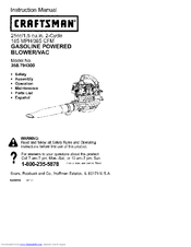 CRAFTSMAN 358.794300 Instruction Manual