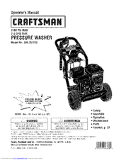 CRAFTSMAN 580.752230 Operator's Manual