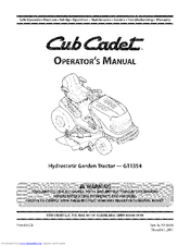 Cub Cadet 14AK13BK056 Operator's Manual