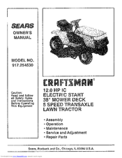 CRAFTSMAN 917.254530 Owner's Manual