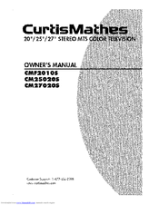 Curtis Mathes CM27020S Owner's Manual