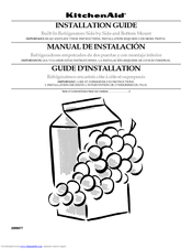 KitchenAid KSSC42FKS01 Installation Manual