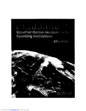 PANASONIC SuperFlat CT-27SF26 Operating Instructions Manual