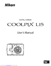 NIKON Coolpix L15 User Manual