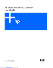 HP Smart Array P400 User Manual