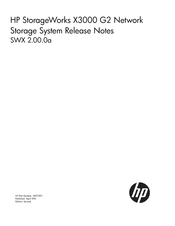 HP StoreEasy 3000 Release Note