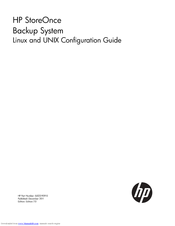HP StoreOnce D2D4000 Configuration Manual