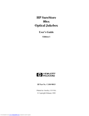 HP Surestore 80ex - Optical Jukebox User Manual