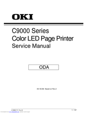 Oki C9000 Series Service Manual
