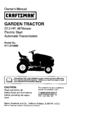 CRAFTSMAN 917.274980 Owner's Manual