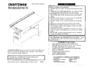 Craftsman WORKBENCH Operator's Manual