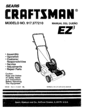 CRAFTSMAN EZ3 917.377210 Owner's Manual
