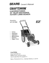 CRAFTSMAN EZ3 917.377284 Owner's Manual