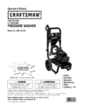 CRAFTSMAN 580.752242 Operator's Manual