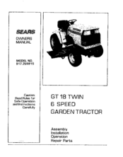 CRAFTSMAN 917.255915 Owner's Manual