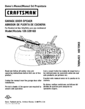 CRAFTSMAN 139.53918D Owner's Manual