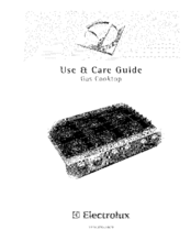 Electrolux E30GC74GPS2 Use & Care Manual