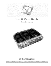 Electrolux E30GC74GPS1 Use & Care Manual