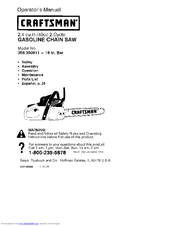 CRAFTSMAN 358.350811 Operator's Manual