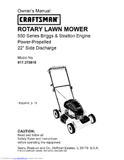 CRAFTSMAN 917.375610 Owner's Manual