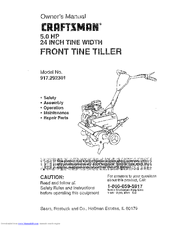 CRAFTSMAN 917.292301 Owner's Manual