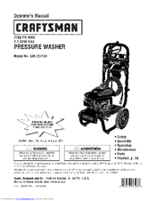 CRAFTSMAN 580.752181 Operator's Manual