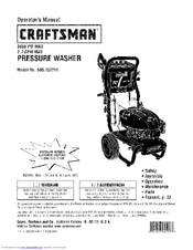 CRAFTSMAN 580.752211 Operator's Manual
