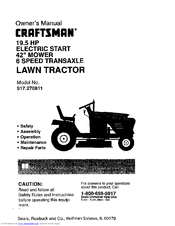 CRAFTSMAN 917.270811 Owner's Manual
