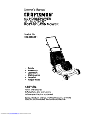 CRAFTSMAN 917.388381 Owner's Manual
