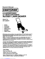 CRAFTSMAN 917.389511 Owner's Manual