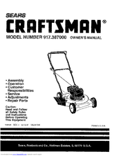 CRAFTSMAN 917.387000 Owner's Manual