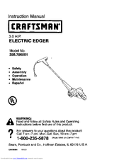 CRAFTSMAN 358.796501 Instruction Manual