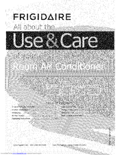 Frigidaire FRA122CT10 Use & Care Manual
