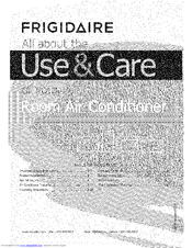 Frigidaire CRA084KT711 Use & Care Manual