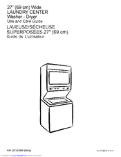 Frigidaire GCET1031FS4 Use And Care Manual
