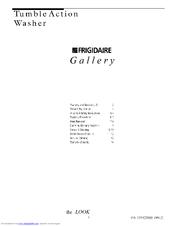 Frigidaire Gallery FWT647GHS0 Use & Care Manual