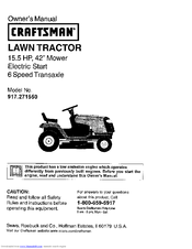 CRAFTSMAN 917.271550 Owner's Manual