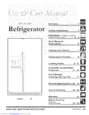 Frigidaire FRS26KF5DQ0 Use & Care Manual
