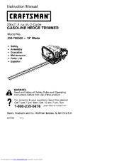 CRAFTSMAN 358.796360 Instruction Manual
