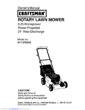CRAFTSMAN 917.378342 Owner's Manual