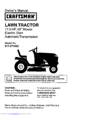 CRAFTSMAN 917.271662 Owner's Manual